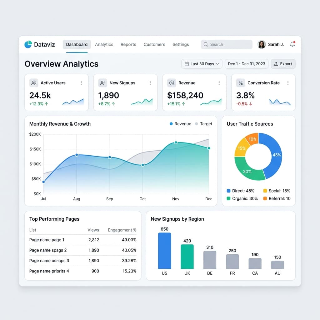 Dashboard Analitik Finansial