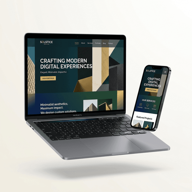 Web Development Mockup